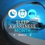 floating for sleep awareness month