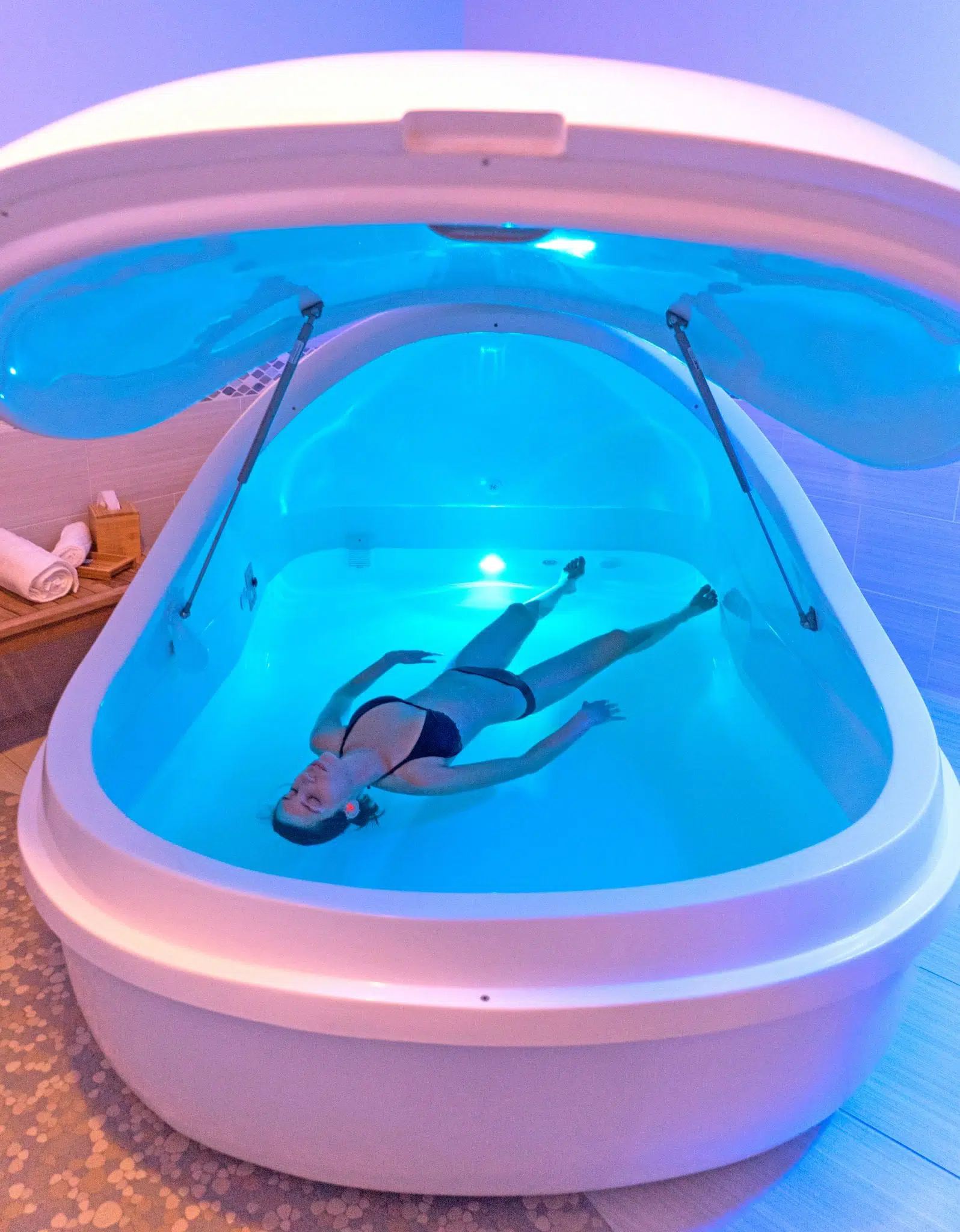 We Tried It (and Feel Pretty Relaxed): Float Therapy in a Soundproof,  Lightproof, Salt-Water Tank